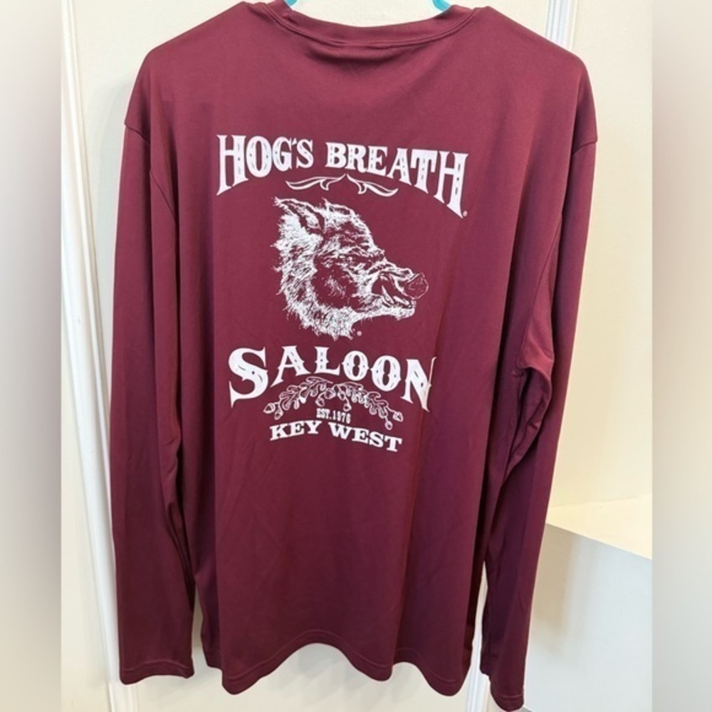 Maroon Long Sleeve Tee
